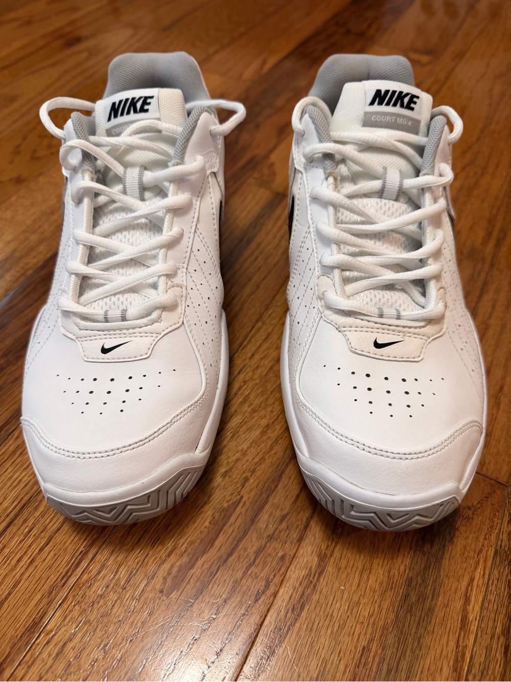 Nike Air Court Mo IV White Black Tennis Shoes Mens Size 10 429776-103 - Picture 2 of 10